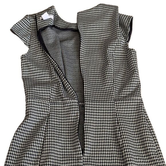 H&M Houndstooth Sheath Dress Size 4 - Picture 6 of 13